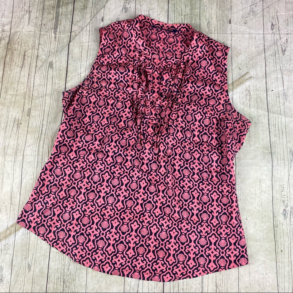 Vineyard Vines Silk Blend Pink Seashell Top